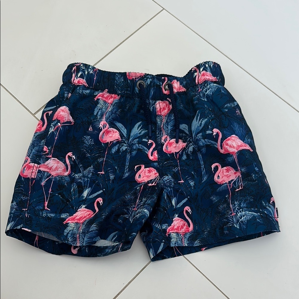 Jasper Conran Flamingo Print Swim Shorts 4/5